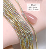 Glitter1.5mm-2mm Nail Chain Charm Claw Chain 3D Gold Silver Diamond Metal Parts Nail Pearls For Nail Chain Bulk Can Be Cut - Image 15