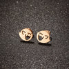 Cute Halloween Cartoon Ghost Earrings Stud For Women Stainless Steel Ear Piercing Black Earrings Minimalist - Image 3