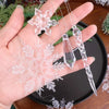 Crystal Snowflake Xmas Tree Hanging Ornaments Clear Simulation Ice Pendants Winter Theme Party Christmas Snowflake Decoration - Image 6