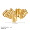 Loe Metal Stainless Steel Geometric Brooch Women Pin Clothing Accessories Korean Gift - Image 7