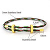 Adjustable Simple Stainless Steel Wire Charm Bracelet Unisex Sliding Knot Good Luck Red Rope Braslet Outdoor Cycling Accessories - Image 4