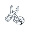 16G 316L Stainless Steel Labret Stud with Decorative Screw-Fit Top for Cartilage Piercings - Image 10
