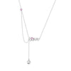 Silver Simple Tennis Chain Necklace Chain Pendant Necklace for Women Birthday Gift Jewelry - Image 47