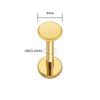 Titanium Circle Dot Flat Disc Stud Earring 16G Round Disc Cartilage Helix Tragus Earlobe Nose Stud Jewelry - Image 9