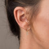 A-Z Letters Initial Pendant Earrings Hoop Earrings Men Golden Color Jewelry Earring Alphabet Name Earrings Women 1pcs - Image 5