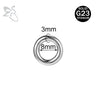 ZS 1PC Titanium Hoop Earring for Women Silver Plated Circle Earring Large Gauge Seputm Nose Ring 2/4/6/8/10/12G Punk Earring - Image 12