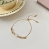 Geometric Gold Plated Zircon Bracelet for Women Versatile Adjustable Square Bracelet Christmas Party Wedding Jewelry Gift - Image 6