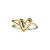 Gold Color Cross Heart Ring for Women Romantic Wedding Engagement Bridal Promise Accessories Red CZ Elegant Chic Jewelry - Image 10