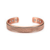 Vinterly Copper Bracelets Magnetic Adjustable Braided Cuff 12mm Bangles Soft Metal Resizable Jewelry Men Women - Image 9