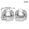 Stonefans Hollow Crystal Large Hoop Earrings Square Lady Accessories Elegant Design Geometric Rhinestone Statement Earrings Prom - Image 2