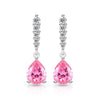 Silver Light Water Drop Classic Shining Water Drop Zircon Women's Earrings - Image 7