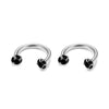 2Pcs 6/8/10mm Stainless Steel Zircon Piercings Earrings Horseshoe Ring Piercing Nose Ear Belly Rings Body Jewelry For Women/Men - Image 9