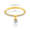 Titanium Round CZ Drop Helix Hoop Ring 16G Dangle Charm Segment Conch Clicker Cartilage Piercing Jewelry - Image 12