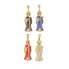 Santa Muerte Necklace Figaro Chain Santisma Muerte Pendant Men's/Women's Necklace - Image 1