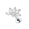 Cubic Zirconia Labret Stud 16G Internally Threaded for Lip Tragus and Helix - Image 21