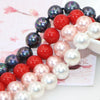 Marine Shell Imitation Pearl Red Coral Necklace Women in Choker Necklaces Men's Unisex Jewelry 10mm Bead in 4 Colors - Image 3
