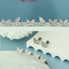 Butterfly and Heart Stud Piercing Earrings in Multiple Motifs - Image 5