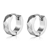 1 Pair/9 Pairs Hoop Earrings for Men Women Unisex Stainless Steel Black Silver Color Men's Huggie Hoop Earrings Set - Image 13