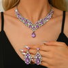 Ladies' Design Necklace Earrings Jewelry Set Suitable for Daily Wear, Wedding Parties, Holiday Gifts - Image 33