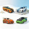 4pcs Creative Sports Car Enamel Pins Set Cartoon Brooch Lapel Pin Badge for Backpack Clothing Jewelry Accessory - Image 3