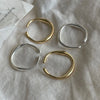 Silver Rings For Women Geometric Jewelry Finger Adjustable Simple GOld Narrow Ring For Party Birthday Gift - Image 3