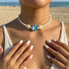 Bohemia Sea Shell Choker Necklace For Women Summer Sweet Flower Pendant Hand-woven Rope Neck Chain Jewelry Accessory - Image 19