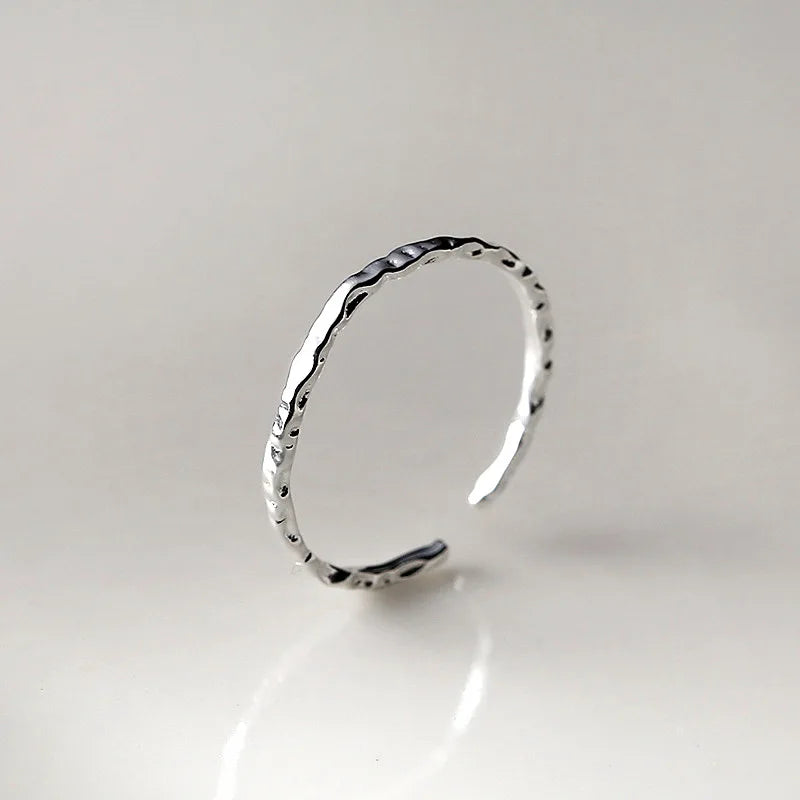 Minimalist Open Round Ring with Geometric Form - Image 1