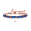 Simple Tennis Bracelet For Women Rectangle Zircon Silver Color Adjustable Bracelets On Hand Friend Gift Jewelry - Image 8