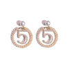 Skeds Korean Style 5 Numbers Pearl Crystal Flower Earrings For Women Camellia Elegant Lady Party Jewelry Ear Rings - Image 38