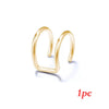 Goth Gold Silver Color Letter C Earcuff Tassel Chain Ear Cuff Fake Piercing Faux Earrings for Women Korean Clips Jewelry - Image 9
