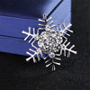 Rhinestone Snowflake Brooches Women Winter Clothing Garment Jewelry Pin Christmas Gift - Image 5