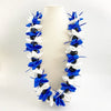 School Color Graduation Ribbon Lei Necklace with Kukui Nuts Flower Ribbon Lei Hawaiian Party Ribbon Lei - Image 8