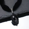 Gothic Witch Pagan Blood Red Pendant Chocker Necklace Women Vintage Black Velvet Necklace Personalised Jewellery Accessories - Image 17