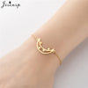 Simple Double Heart Stainless Steel Bracelet Women Men Scissors Pins Mountain Charm Bracelets Handmade Jewelry - Image 10