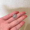 Shiny Rhinestone Snowflake Clip Earrings for Women No Perforation Geometric Ear Cuffs Christmas Jewelry Gifts - Image 5