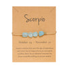 12 Zodiac Signs Woven Card Paper Bracelet for Women Men Minimalist Stone Handmade Braided Bracelet Friendship Jewelry - Image 15