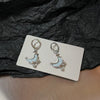 Mini Cartoon Moon Star drop Multiple Styles Little Geometry Earrings For Women Girl Jewelry Gifts - Image 18