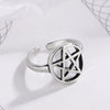 Silver Star Adjustable Rings For Women Engagement Jewelry Accessories Jewellery Money - Image 2