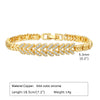 Pave Cubic Zirconia Chain Bracelet for Women, Simple Gold Plated Dainty Jewelry Gift - Image 10