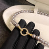 Imitation Pearl Beaded Necklace or Bracelet with Cubic Zirconia Round Clasp - Image 21