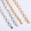 1 Piece Women Mens Stainless Steel Handmade Oval Chain Necklace Bracelet Big Chain Necklace Punk Heavy Jewelry - Image 5