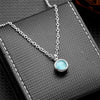Stainless Steel Birthstone Pendant Necklace Cremation Ashes Jewelry with Colorful Gemstones, Keepsake Memorial for Human Ashes - Image 15