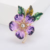 Enamel Hydrangea Brooches for Women Unisex Pearl Flower Pin Plant Lapel Pins Office Party Friend Gifts Jewelry Accessories - Image 19