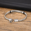 Free Custom Bracelets for Men, Engraved Stainless Steel Bangle with Mesh Band, Personalized Gift for Him - Image 5