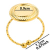 6Pcs Brief Geometry Long Ellipse Water Droplet Stainless Steel Ring Opening Adjustable Rings For Women Men Jewelry Party Gift - Image 34