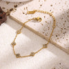 Gold Color Flower Zircon Bracelet Stainless Steel Jewelry for Women, Gift Party Bangles Accessories - Image 6