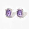 Hot Pink Crystal Clip Earrings For Women Jewelry Charm Geometric Shape Bridal Earrings Wedding Prom Jewelry Gifts - Image 11