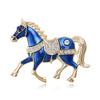 Classic Rhinestone Horse Brooches for Women Zodiac Animal Lapel Pins Casual Party Accessories Year Gifts Friends - Image 6