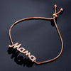 Mama Letter Bracelet For Women Sparkling Crystal Zircon Adjustable Chain Bangle Mother's Day Mom Birthday Jewelry Gift - Image 4