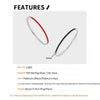 F.i.n.s Silver Slim Circle Ring Women Minimalist Drip Glue Stackable Line Finger Engagement Jewelry - Image 5